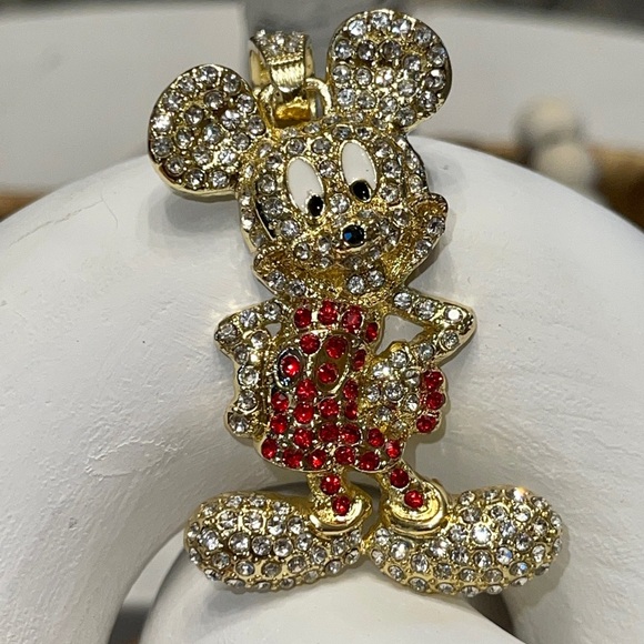 14K Gold Plated Minnie Pendant - Picture 3 of 14